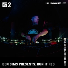 BEN SIMS pres RUN IT RED 50. MAR 2019