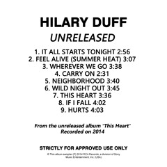 Hilary Duff - It All Starts Tonight