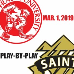 SFU VS Selkirk BCIHL Hockey Play-By-Play Sample @ Evolution 107.9 BCIT: Mar. 1st, 2019 - Gio Palermo