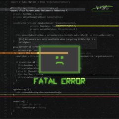 Fatal Error