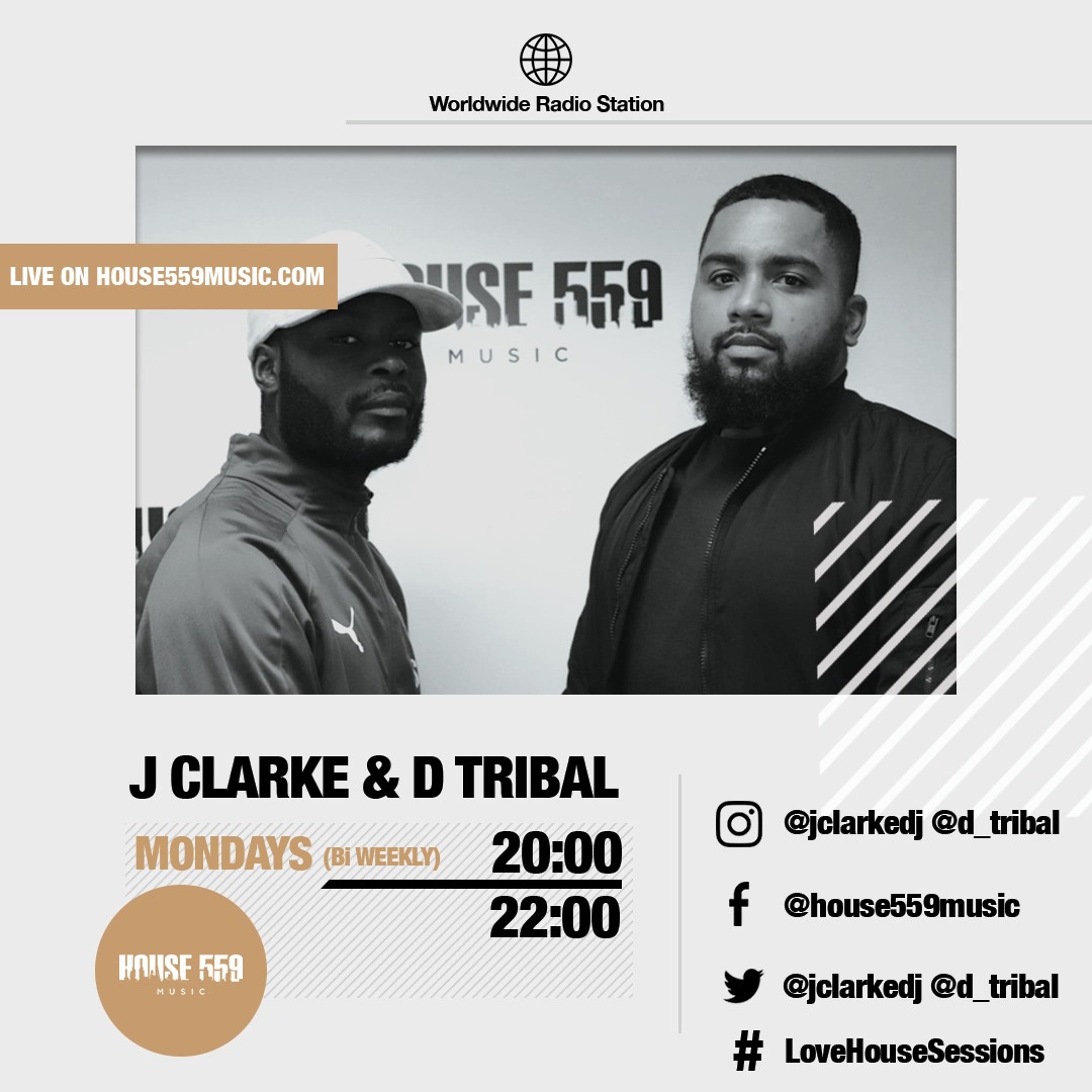 J Clarke & D Tribal - 25/3/19 episode artwork