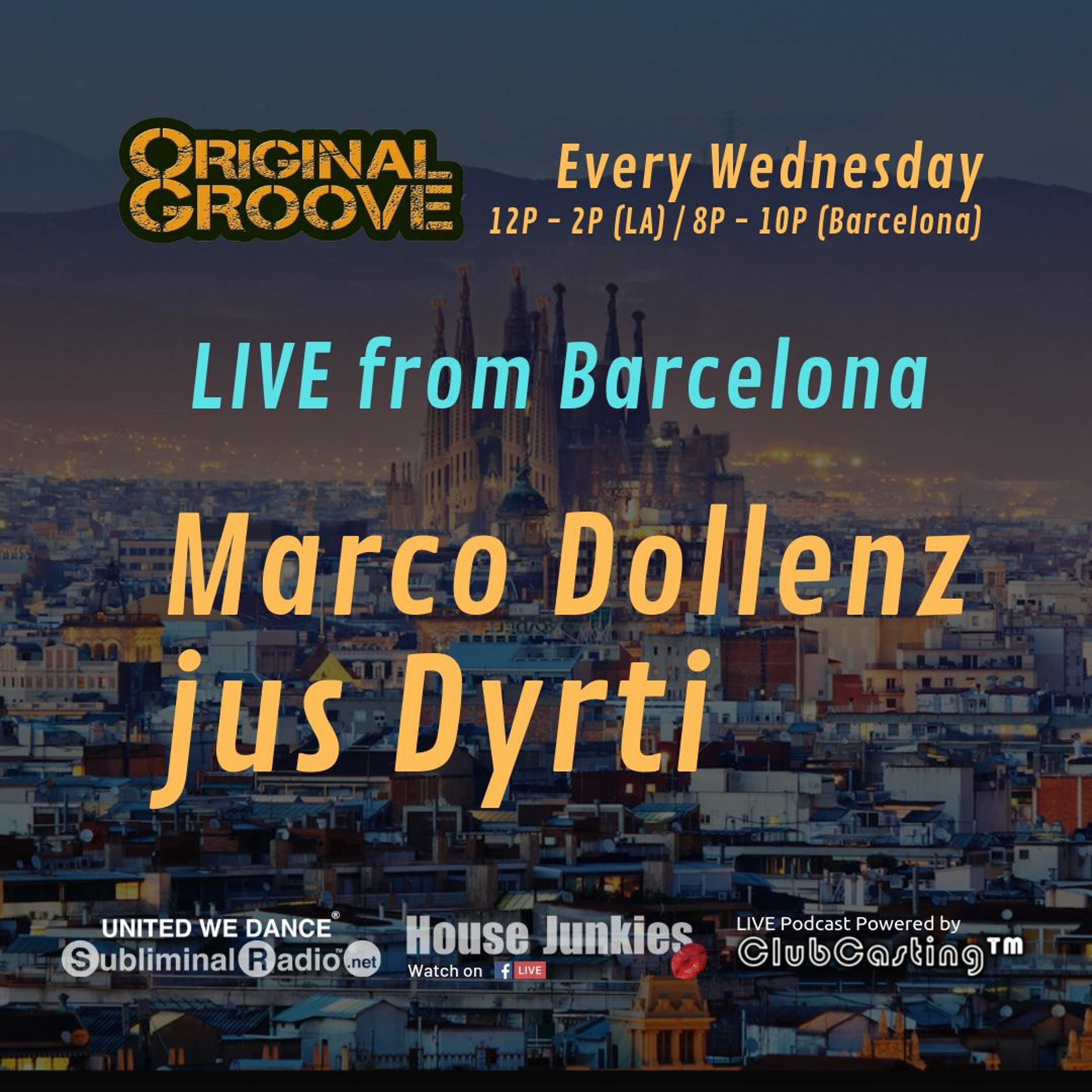 Marco Dollenz and jus Dyrti | Original Groove on Subliminal Radio | Show 0007 | 27 March 2019 episode artwork