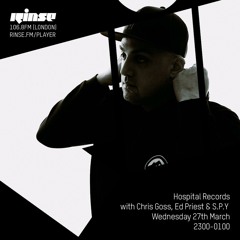 Hospital Records /w Chris Goss, Ed Priest & S.P.Y 27th March 2019