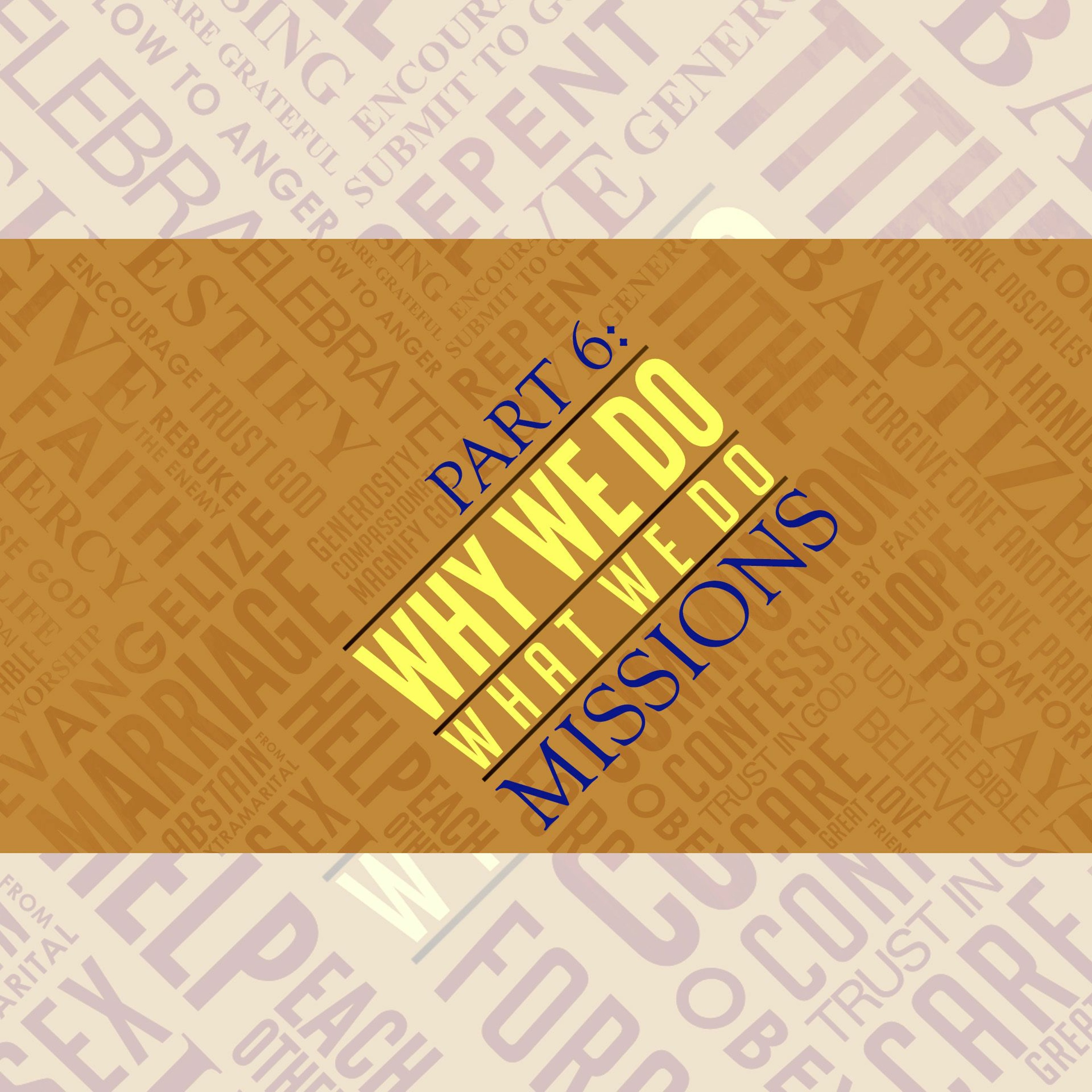 Why We Do, Part 6: Missions, 3.24-19 episode artwork