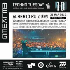Alberto Ruiz Live@Melkweg 10Th Anniversary TechnoTuesdayAmsterdam 26 - 03 - 2019
