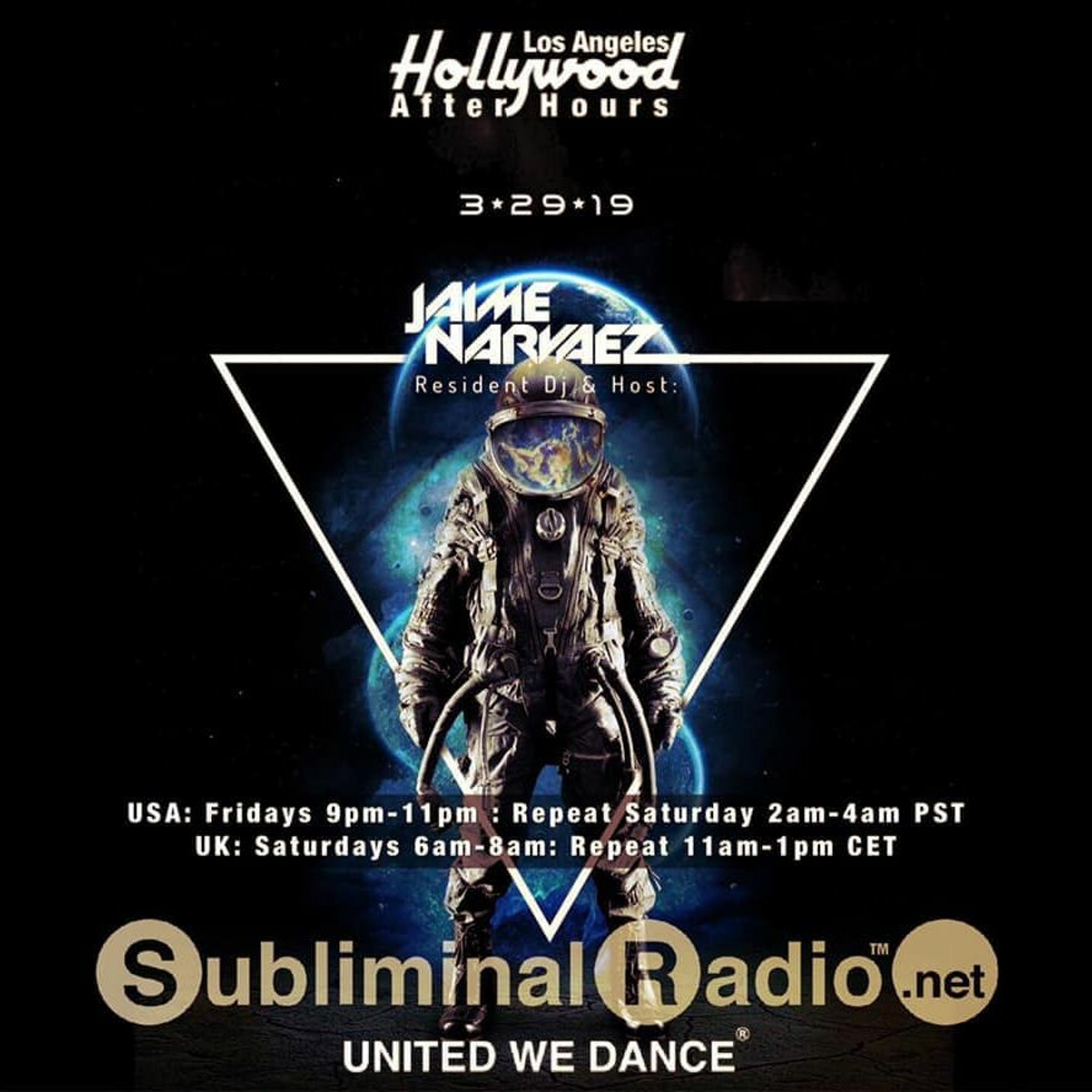 Jaime Narvaez | Hollywood After-Hours on Subliminal Radio | Show 0047 | 29 Macrh 2019 episode artwork