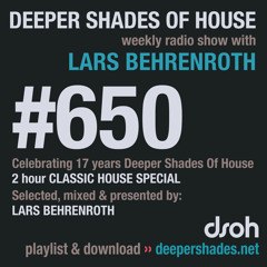 DSOH #650 Deeper Shades Of House - Classic House Special