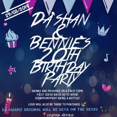 Da'Shan & Beenie's 20th Birthday Party - Bashment Set [LIVE AUDIO]