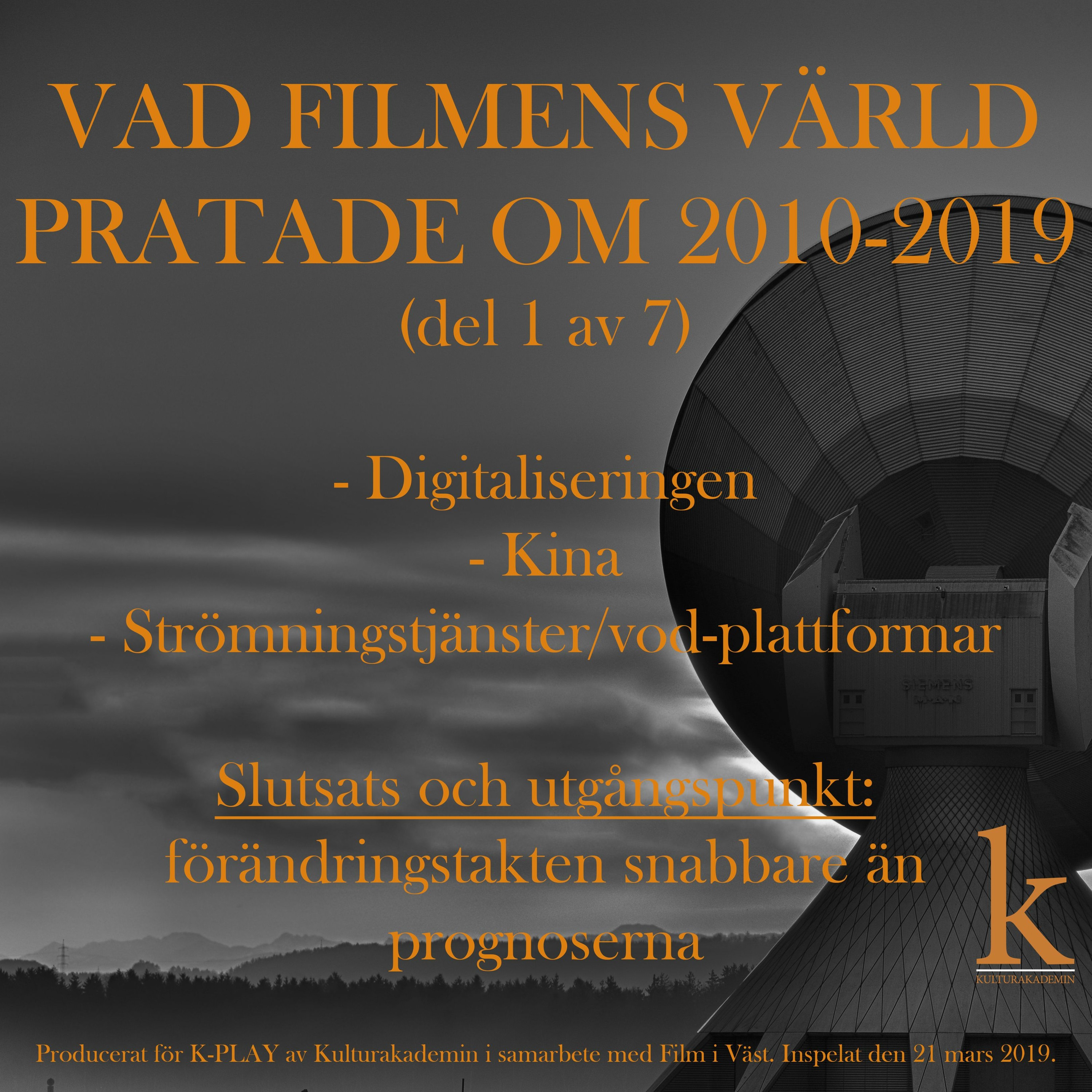 #86 Tomas Eskilsson - Vad filmens värld pratade om 2010-2019 (LIVE: 2019-03-21) episode artwork