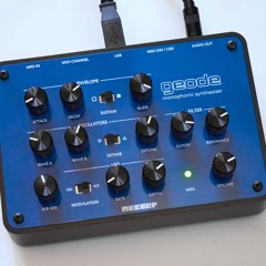 MeeBlip geode synth: an all geode song