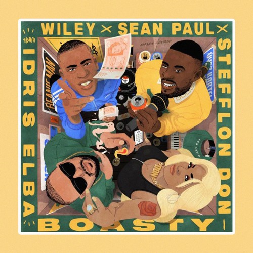 wiley, stefflon don, idris elba, sean paul - boasty (paul mond flip)