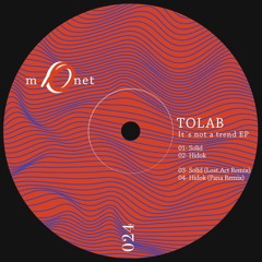 Premiere: B1 - Tolab - Solid (Lost.Act Remix)[MONET024]