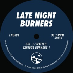 PREMIERE: matteo. - Particular Things [Late Night Burners]