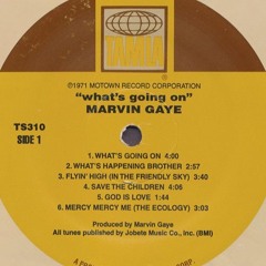 Marvin Gaye - What's Going On(Tony Stephenson Edit)