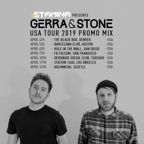 Stream 01 Gerra & Stone - U.S. Tour Promo Mix by stamina. | Listen online  for free on SoundCloud