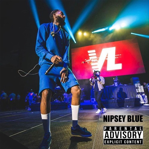 Nipsey blue sneakers cheap