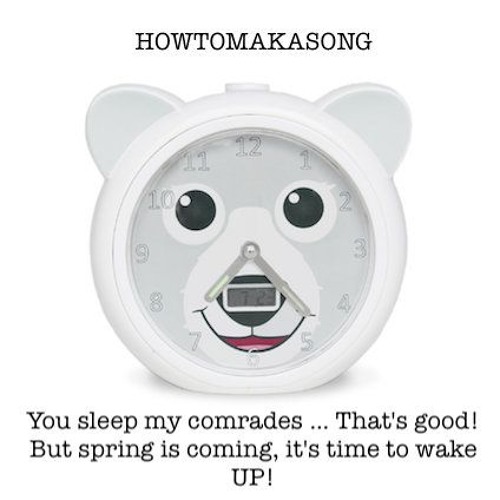 You Sleep My Comrades ... That's Good! But Spring Is Coming, It's Time To Wake Up