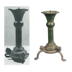 Roman Candlestick from Branston, Lincolnshire (Antony Lee)