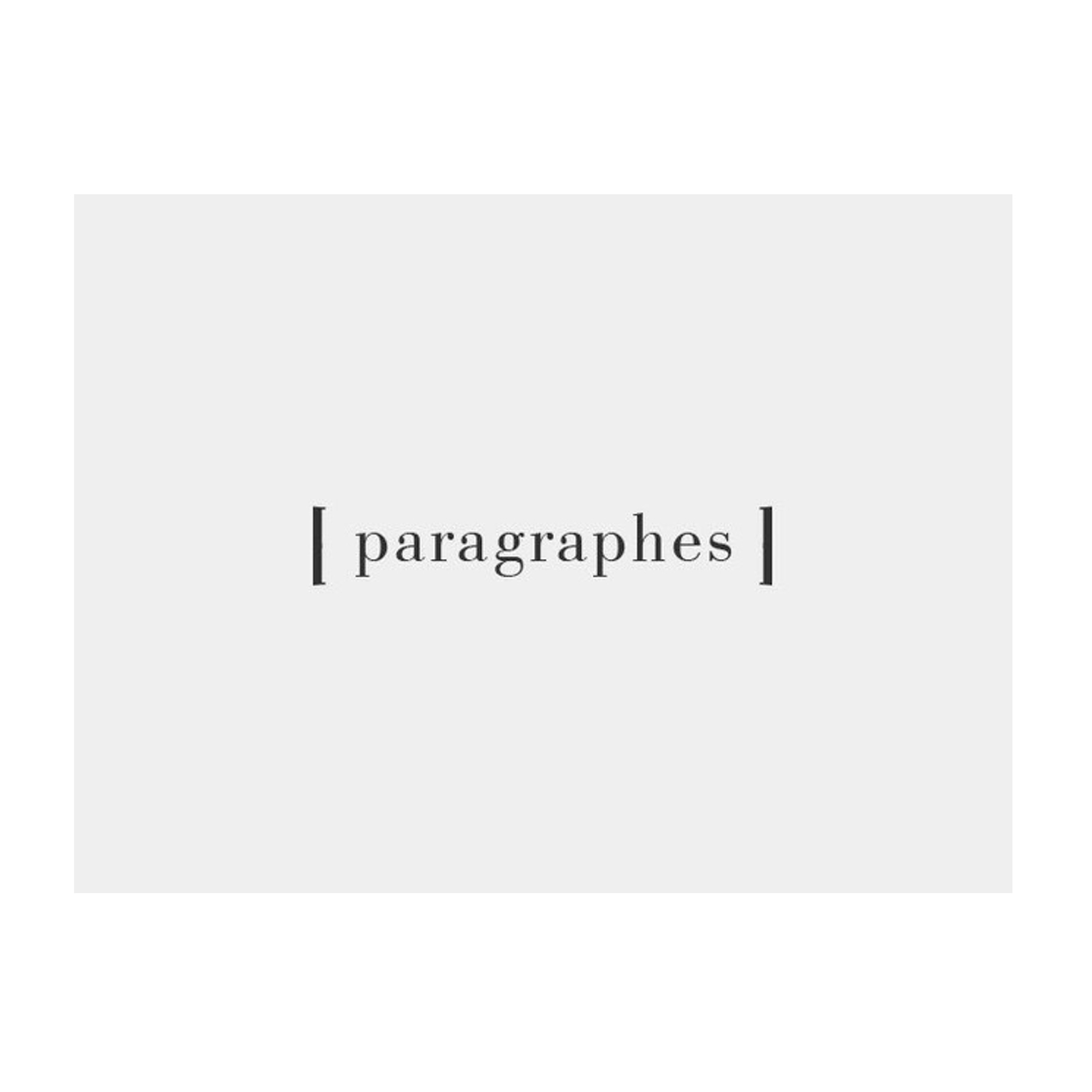 Paragraphes