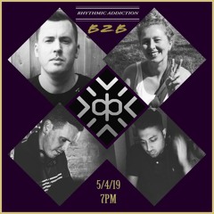 Braaks - Rhythmic Addiction Show #198 ***Braaks b2b DJ Si b2b Ricardo Da Rhythm 05.04.19