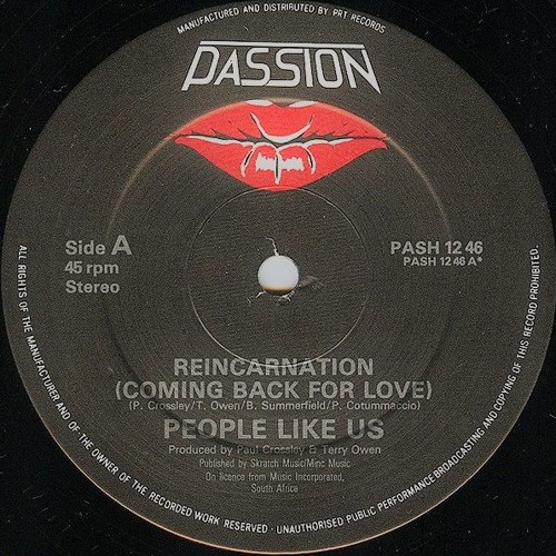 People Like Us - Reincarnation (coming Back For Love) (US Remix)