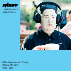 DJ Bus Replacement Service - 8th April 2019