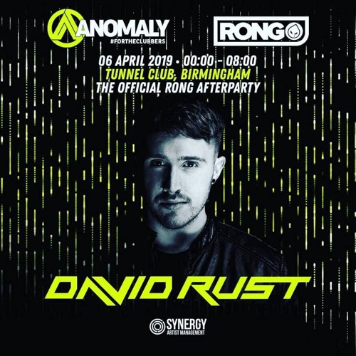 David Rust LIVE @ Anomaly, Tunnel Club, Birmingham