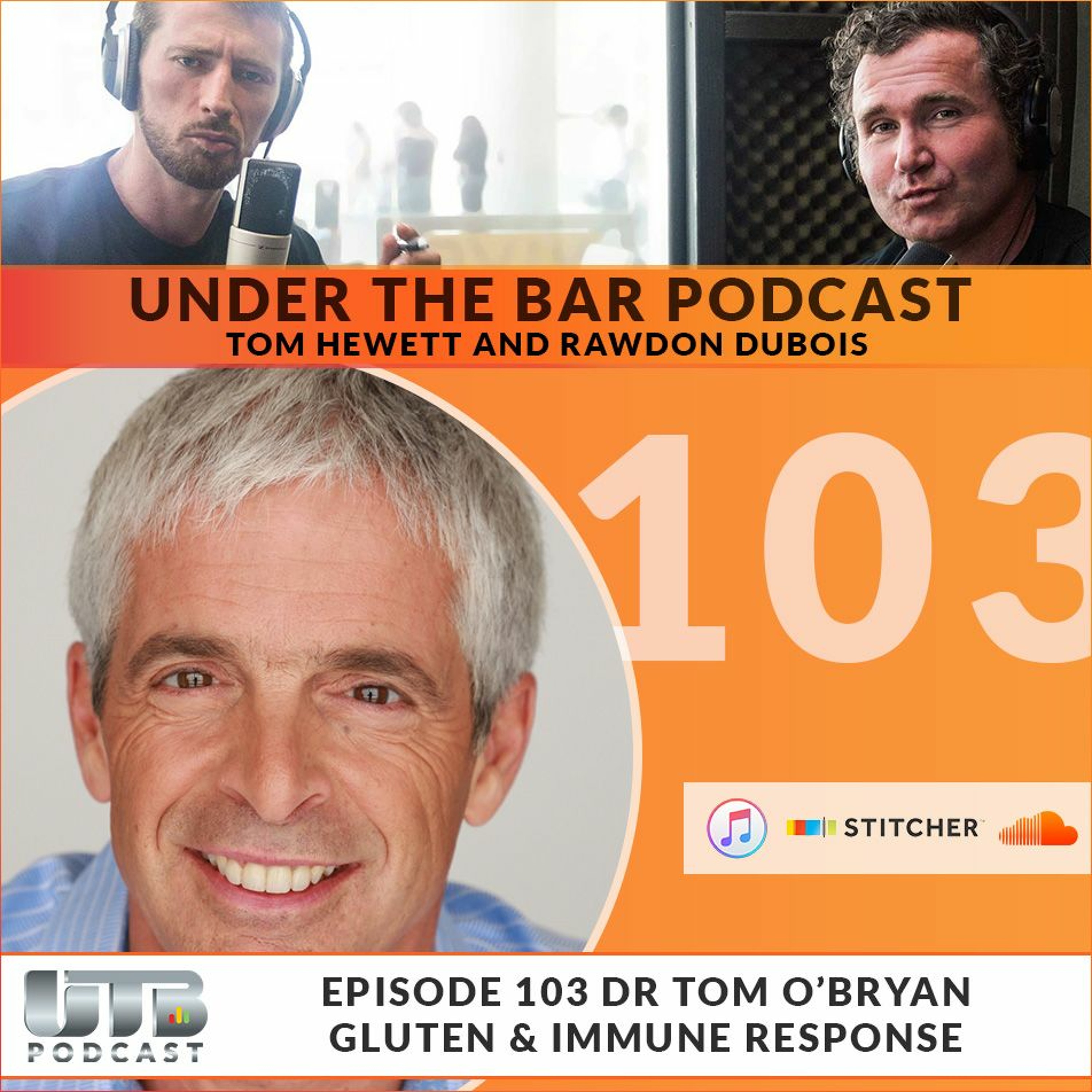 Dr Tom O'Bryan - Gluten & Immune Response Ep. 103 of UTB Podcast episode artwork