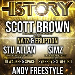 Andy Freestyle MC Natz B2B Eruption (Closing Set) HISTORY Doncaster Warehouse Boxing Day 18