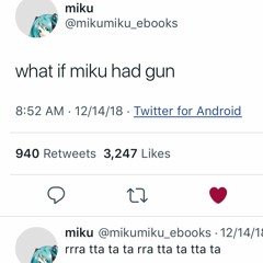 what if miku had gun (Machine Gun ft. Miku V4x)
