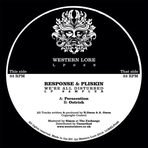 Response & Pliskin - Ostrich (We're All Disturbed LP Sampler)