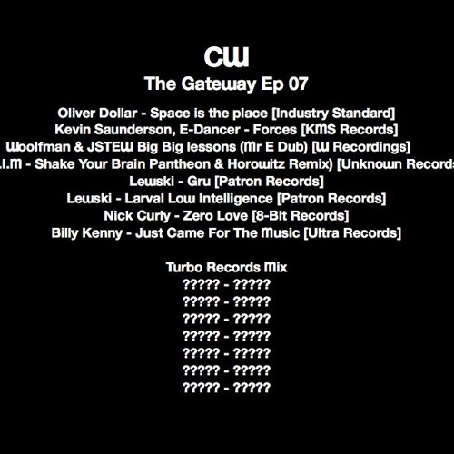 The Gateway with Craig Williams [Ep07] Guest Label Turbo Recordings