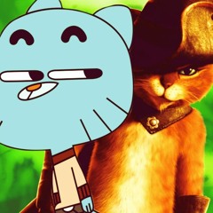Gumball VS. Gato de Botas(Shrek) | Batalha de Rap