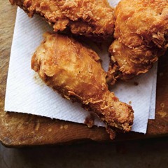 Popeyes Fried Chicken And Onion Rings ASMR Eating Sounds
