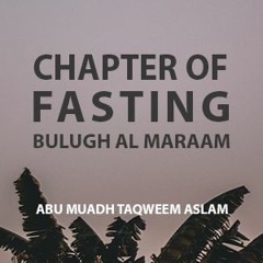 The Fiqh of Fasting - Part 1