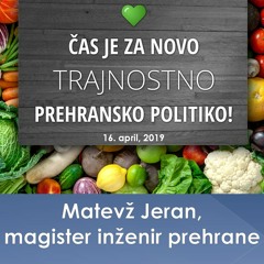 Vabilo na predavanje o novi trajnostni prehranski politiki [Center mladih Koper, 16. april]