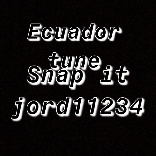 Ecuador Tune 💊💊