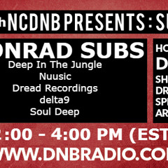 Doctor Genesis LIVE on DNBRADIO - NCDNB Sunday Sessions - Conrad Subs Guest Mix