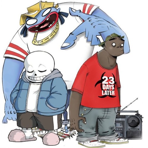 Gorillaz - Sans Eastwood (skip to 0:45)