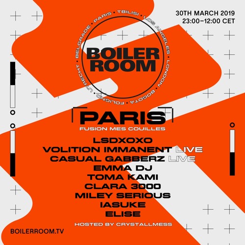LSDXOXO | Boiler Room Paris: Fusion mes Couilles