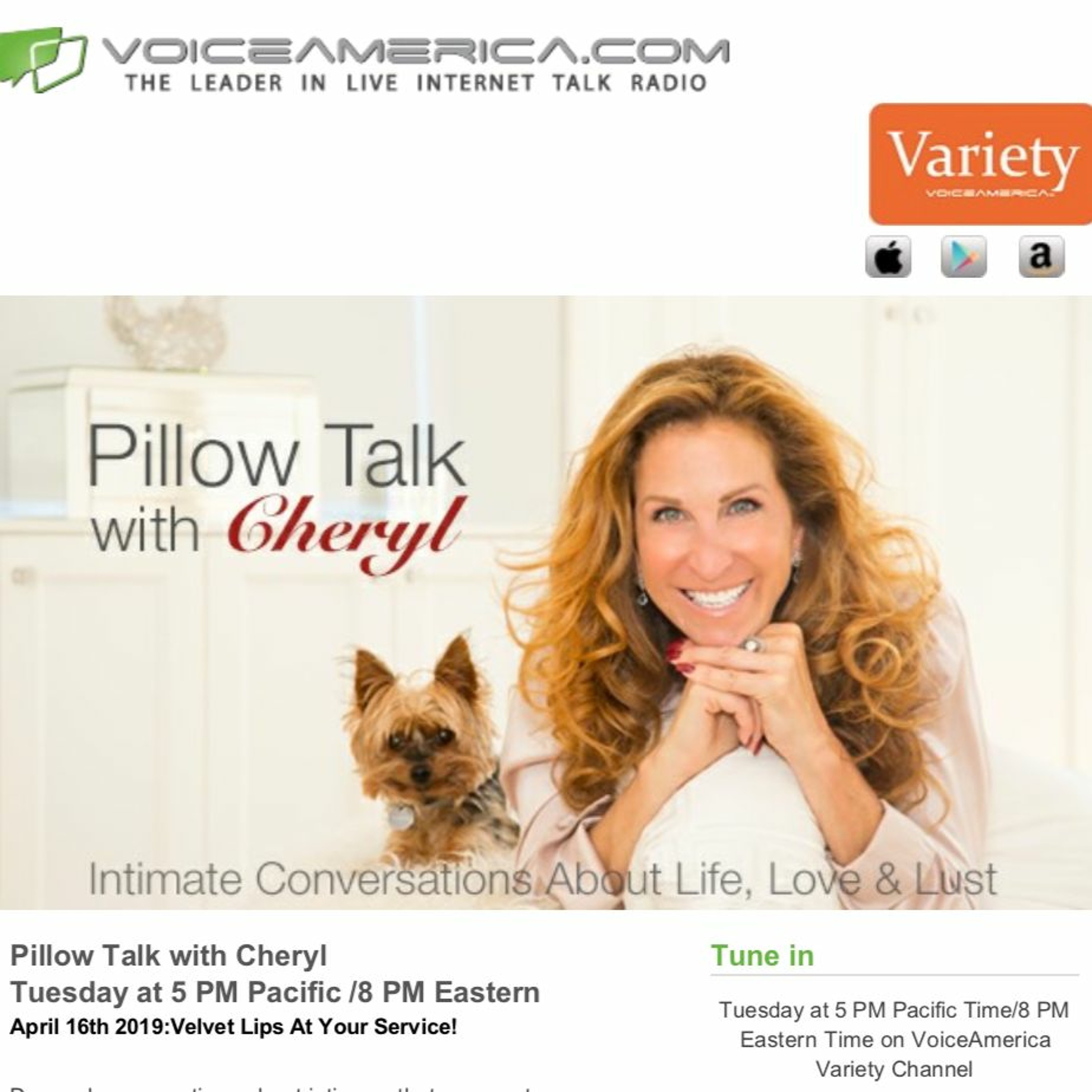 Pillow Talk with Cheryl