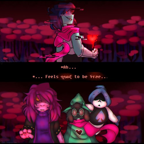 Nyctophilic Strike Down(A Kris Vs Ralsei And Susie Megalo)