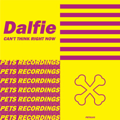 Dalfie - Can't Think Right Now [PETS103]