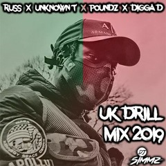 UK DRILL MIX 2019 (RUSS X UNKNOWN T X POUNDZ X DIGGA D) @DJSIMMZ_