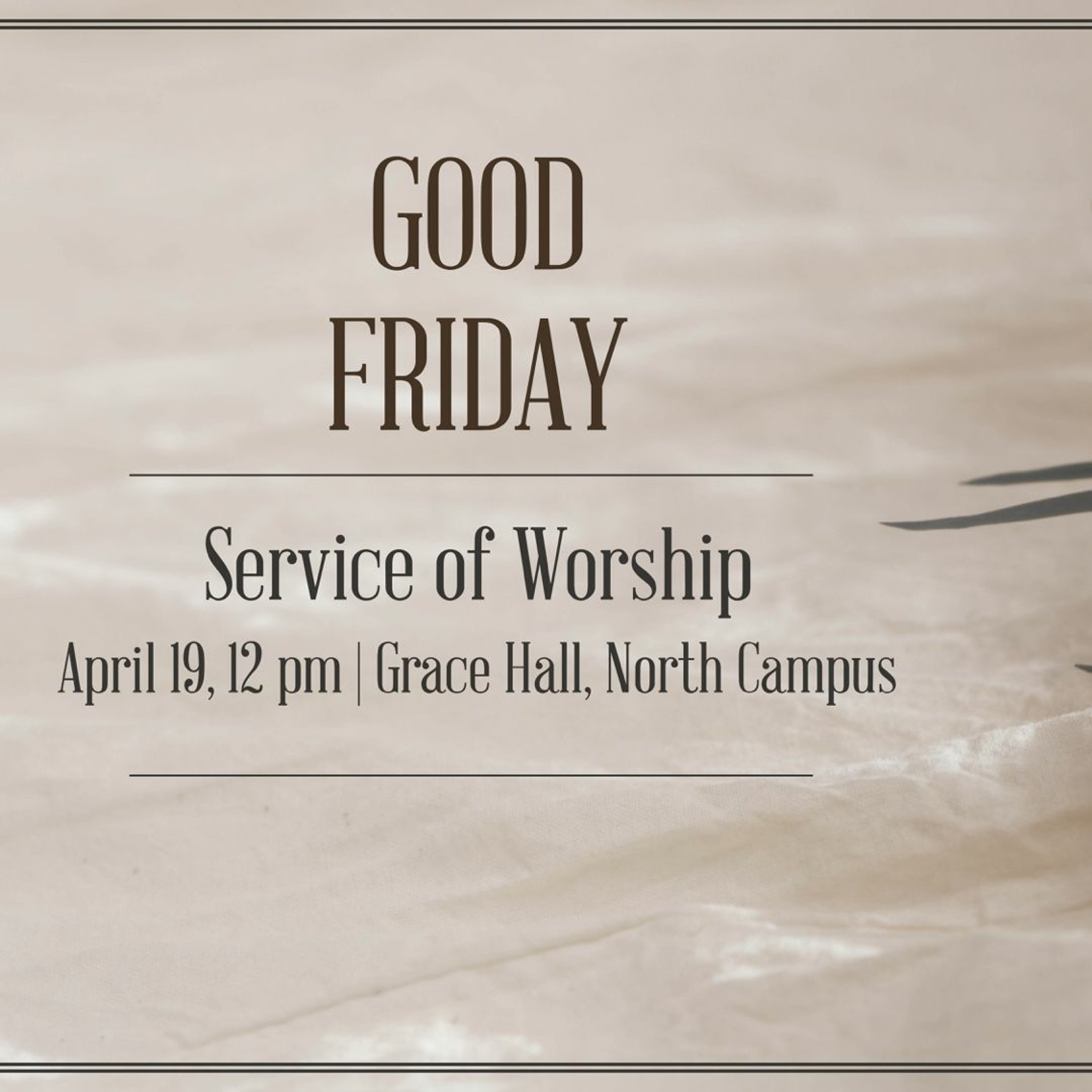 Good Friday 2019 episode artwork
