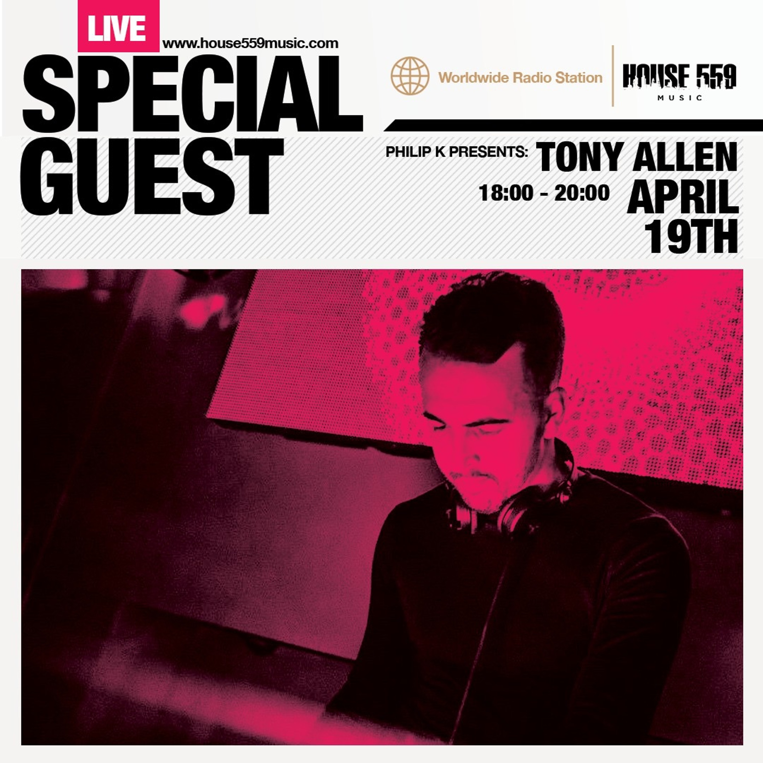 Philip K Presents: Tony Allen - 19/4/19 episode artwork