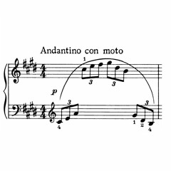 Debussy, Claude  -  Arabesque No. 1  (L. 66)