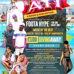 BRITISH A.T.I X RATED & RAW LIVE AUDIO PART 7 19th APRIL FOOTA HYPE CRYSTAL BLUE ENGLISH FIRE