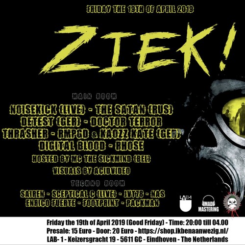 The Satan Live @ Ziek! 19-4-2019 @ Lab-1, Eindhoven, NL