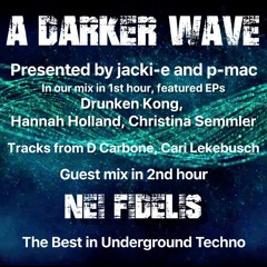 #218 A Darker Wave 20-04-2019 guest mix 2nd hr Nei Fidelis, 1st hr Drunken Kong, Christina Semmler